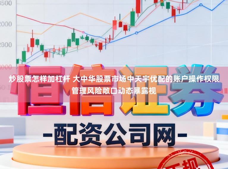 炒股票怎样加杠杆 大中华股票市场中天宇优配的账户操作权限管理风险敞口动态暴露视