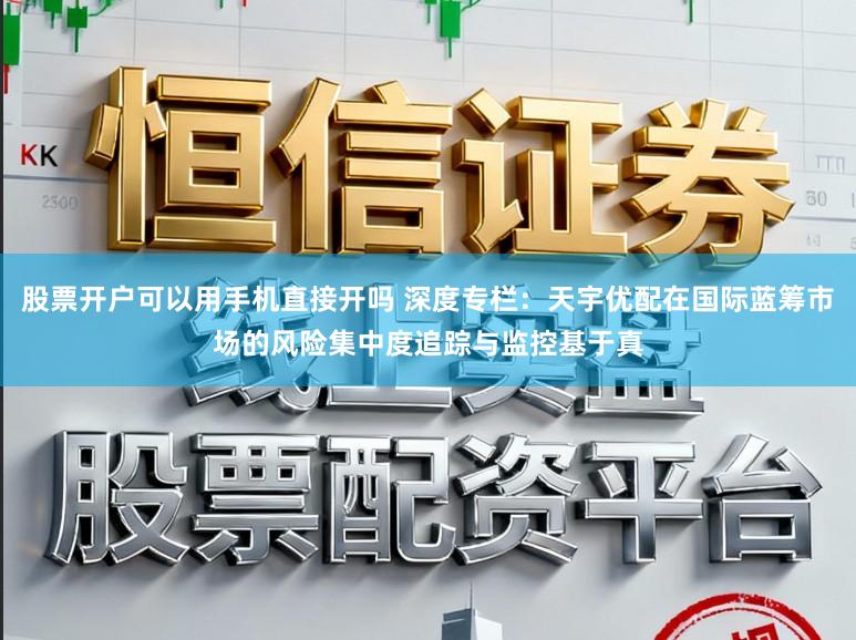 股票开户可以用手机直接开吗 深度专栏：天宇优配在国际蓝筹市场的风险集中度追踪与监控基于真