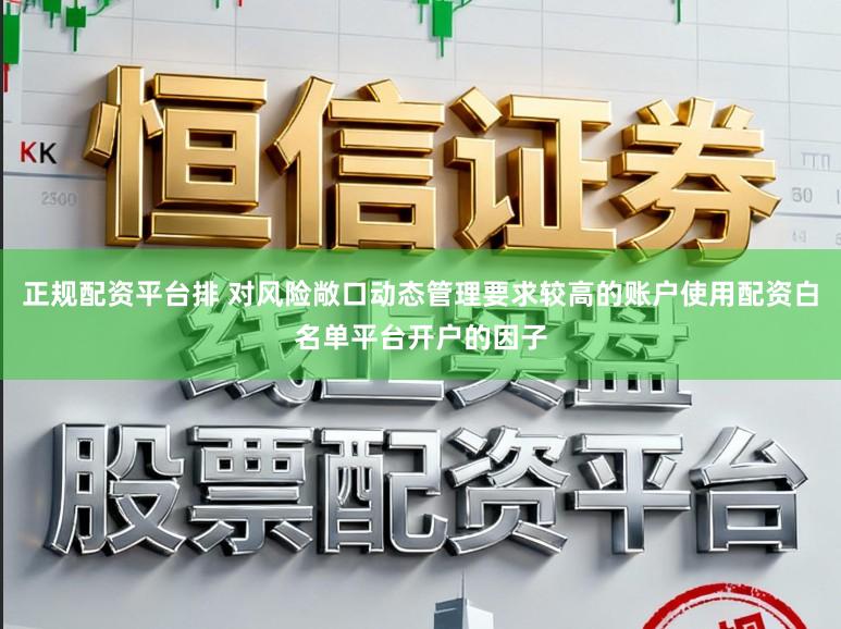 正规配资平台排 对风险敞口动态管理要求较高的账户使用配资白名单平台开户的因子