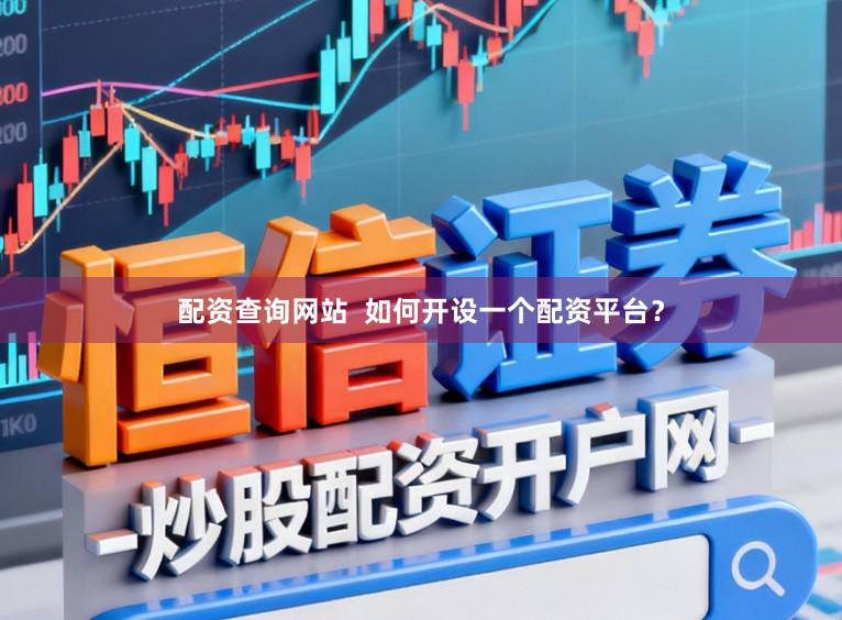 配资查询网站  如何开设一个配资平台？